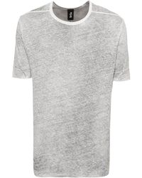 Thom Krom - T-Shirt mit offenem Saum - Lyst