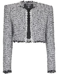 Balmain - Tweed Jackets - Lyst