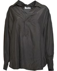 True Royal - Collared Blouse - Lyst