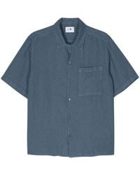 NN07 - Julio Short-sleeve Linen Shirt - Lyst
