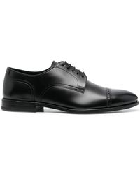 Henderson - Perforated-detail Lace-up Derby Shoes - Lyst