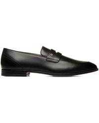Bally - Penny-Slot Leather Loafers - Lyst