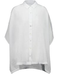 120% Lino - Camisa De Manga Corta - Lyst
