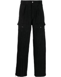 ANDERSSON BELL - Crinkled-effect Straight-leg Jeans - Lyst