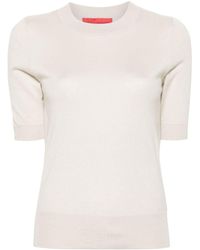 Wild Cashmere - Selena Short-sleeve Knitted Top - Lyst