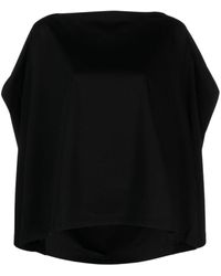 Issey Miyake - Top drappeggiato - Lyst