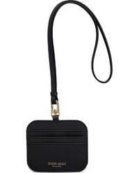 Giorgio Armani - ネックストラップ カードケース 財布 - Lyst