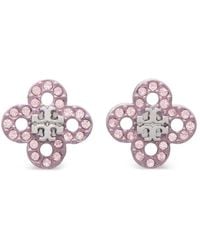 Tory Burch - Forget Me Not Clover Stud Earrings - Lyst