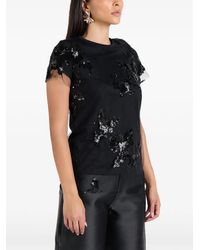 Marques'Almeida - Camiseta Con Lentejuelas Y Capa De Tul - Lyst