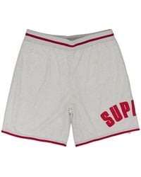 パンツ class ULTRA SUEDE SHORTS Supreme Ultrasuede Mesh Short in Grey for Men | Lyst UK
