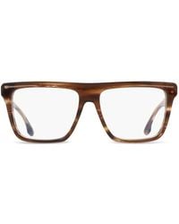 Victoria Beckham - Rectangle-Frame Glasses - Lyst