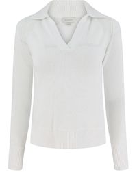 Kinross Cashmere - V-Neck Sweater - Lyst