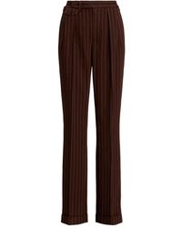 Ralph Lauren - Pantalon À Fines Rayures - Lyst