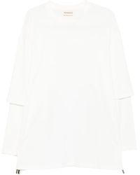 Mordecai - T-Shirt Con Zip - Lyst