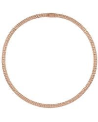 Officina Bernardi - 18Kt Rose Enigma Diamond Necklace - Lyst