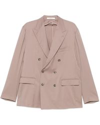 Tagliatore - Double-Breasted Peak-Lapels Blazer - Lyst