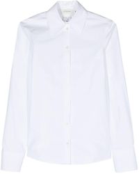 Sportmax - Scout Pointed-collar Cotton Shirt - Lyst