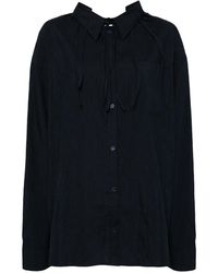Pushbutton - Camicia Oversize Con Fiocco Posteriore - Lyst