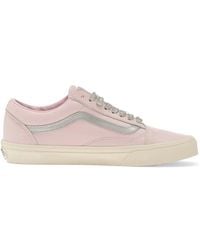 Vans - Old Skool Lace-Up Leather Sneakers - Lyst