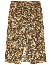 Dries Van Noten - Floral Cargo Skirt - Lyst