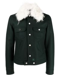 Courreges - Faux-fur Collar Jacket - Lyst