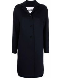 Jil Sander - Button-Front Coat - Lyst