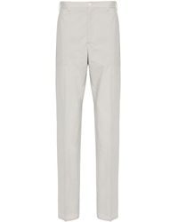 Incotex - Mid-rise Pressed-crease Tapered Trousers - Lyst
