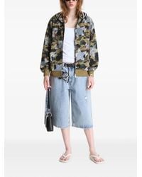 A Bathing Ape - Shark Camo-Print Hoodie - Lyst