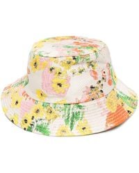 Stine Goya - Merina Floral-Print Bucket Hat - Lyst