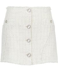 Gcds - Tweed Mini Skirt - Lyst