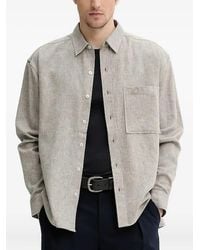 IRO - Embroidered-Pocket Shirt - Lyst