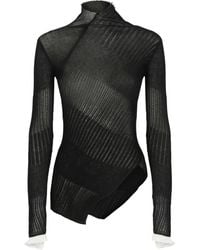 Y's Yohji Yamamoto - Jersey con cuello alto - Lyst