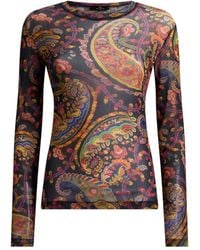 Etro - Paisley-pattern Top - Lyst