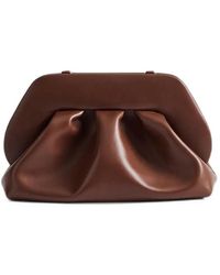 THEMOIRÈ - Medium Bios Ruched Clutch Bag - Lyst