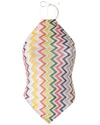 Missoni - Top mit Zickzackmuster - Lyst