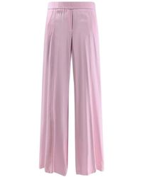 Nude - Elasticated-Waistband Wide-Leg Trousers - Lyst