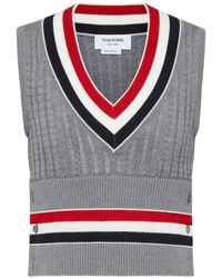 Thom Browne - Chaleco Cricket A Rayas - Lyst