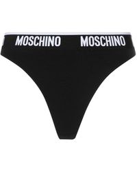 Moschino - Logo-waistband Stretch-cotton Briefs - Lyst