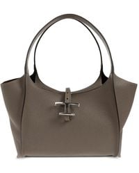 Tod's - Small T Timeless Leather Tote Bag - Lyst