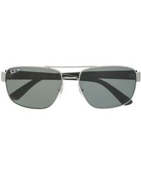 Ray-Ban - Square Frame Tinted Sunglasses - Lyst
