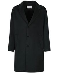 Amaranto - Single-Breasted Notched-Lapels Coat - Lyst
