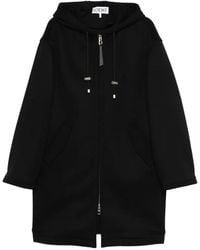 Loewe - Hooded Coat - Lyst