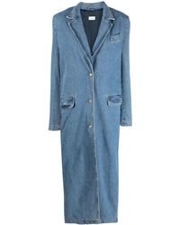 Magda Butrym - Cappotto Denim Monopetto - Lyst