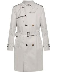 Burberry - Trenchcoat Met Dubbele Rij Knopen En Ceintuur - Lyst