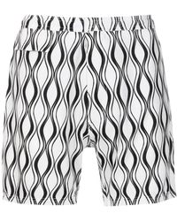 Amir Slama - Two-Tone Print Shorts - Lyst