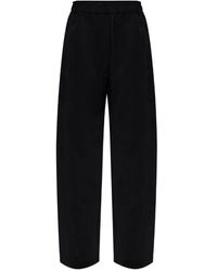 Ganni - Elasticated-Waist Trousers - Lyst