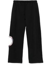 Loulou - Rhinestone-Embellished Track Pants - Lyst