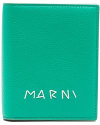 Marni - Portemonnaie mit Logo-Stickerei - Lyst