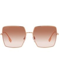 Burberry - Daphne Square-Frame Sunglasses - Lyst