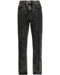 Izzue - High-rise Straight-leg Jeans - Lyst